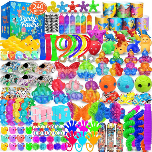 240 Pack Bulk Fidget Toys Party Favors