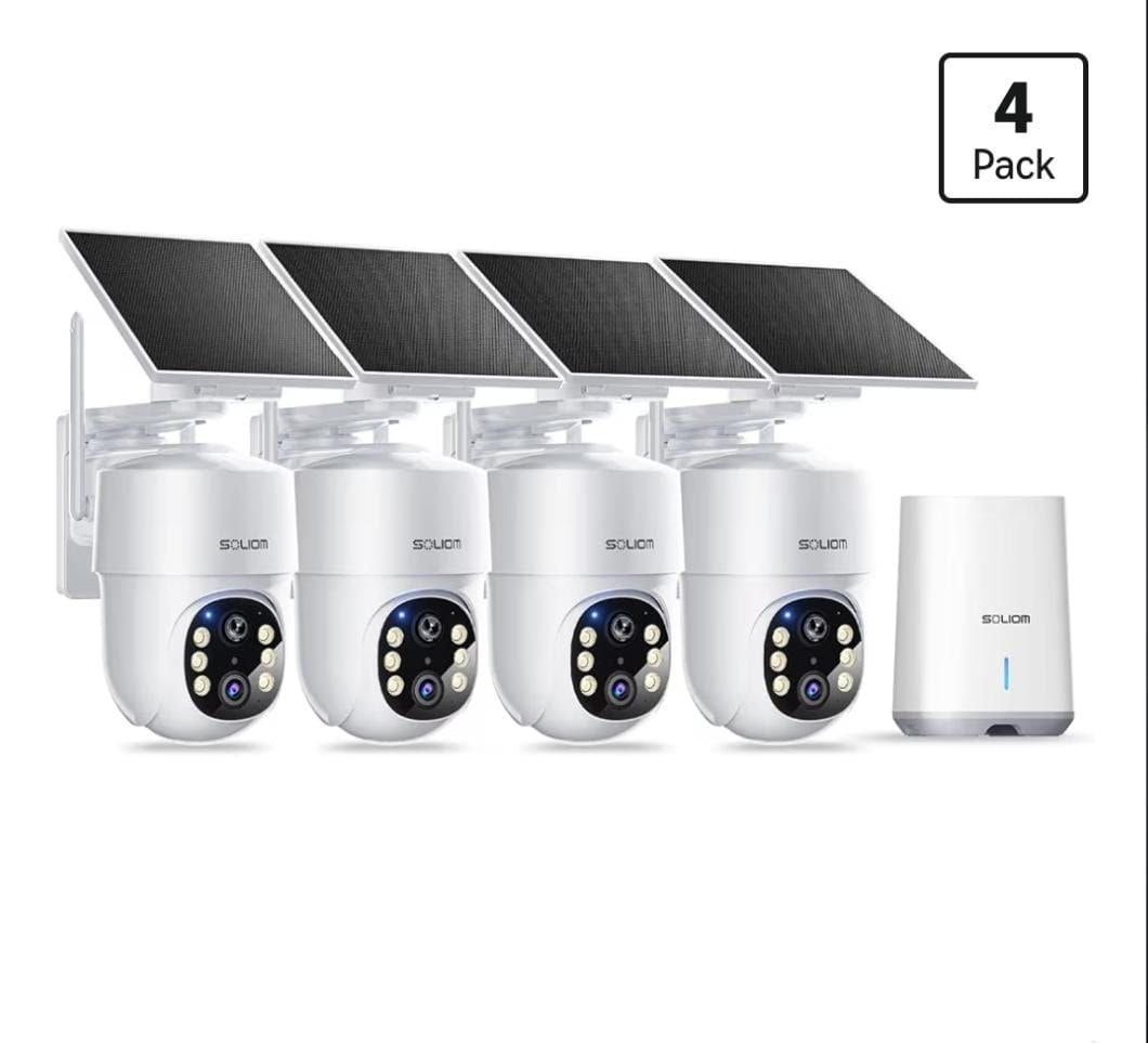 4 Camera 5MP Wireless Outdoor Security System