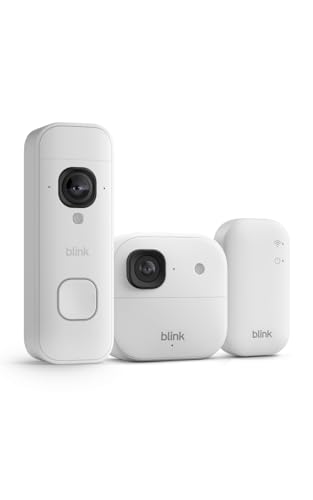 Blink 2K Wireless Battery Doorbell and Outdoor Camera Bundle