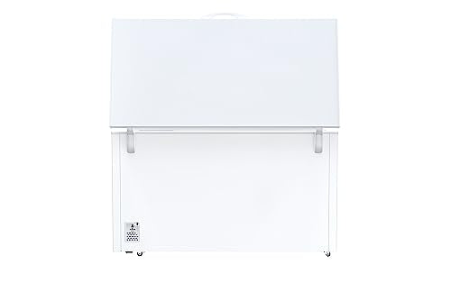 Hamilton Beach HZ4941 14 cu ft Upright Convertible Fridge/Freezer-Frost Free-Reversible Door-Removable Glass Shelves-LED Interior Light, White