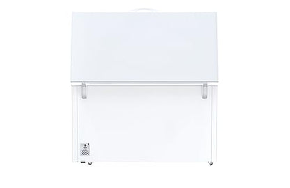 Hamilton Beach HZ4941 14 cu ft Upright Convertible Fridge/Freezer-Frost Free-Reversible Door-Removable Glass Shelves-LED Interior Light, White