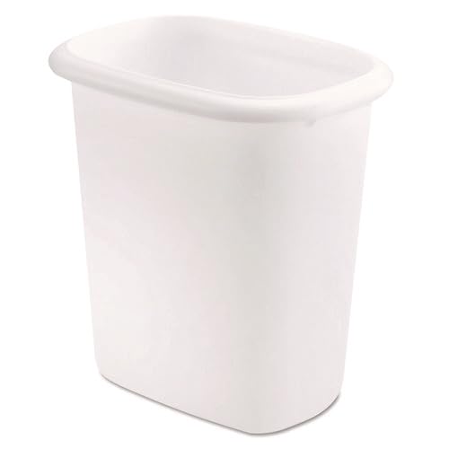 6 Pack Rubbermaid 6 Quart Plastic Wastebasket