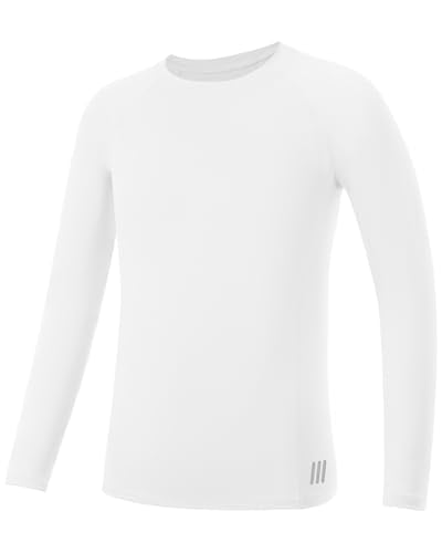 Youth Compression Long Sleeve Athletic Base Layer Shirt