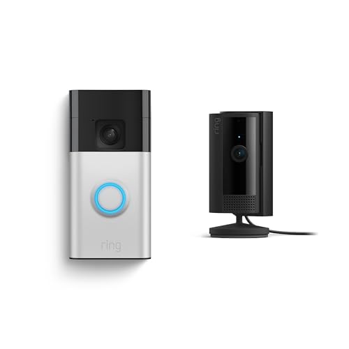 Ring Battery Video Doorbell with Indoor Camera Bundle