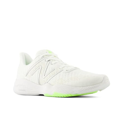 New Balance Women's FuelCell Shift TR V2 Cross Trainer, White/Sea Salt/Bleached Lime Glo, 9