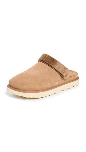 UGG Goldenstar Suede Platform Clog Sandals