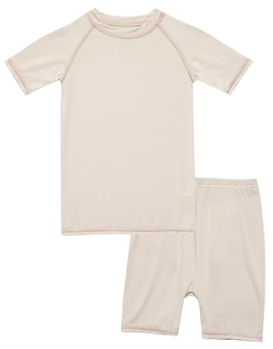 VAENAIT BABY 2 Piece Girls Summer Pajama Set Short Sleeve