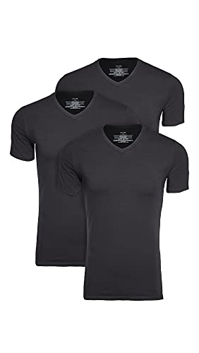 3 Pack Calvin Klein Men's Cotton Stretch V Neck Tees