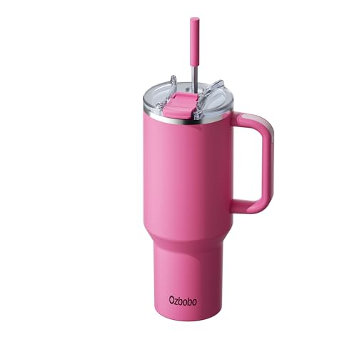 40 oz Insulated Stainless Steel Tumbler with Straw
