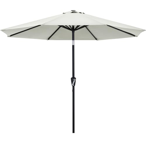9FT Outdoor Patio Table Umbrella with 8 Ribs