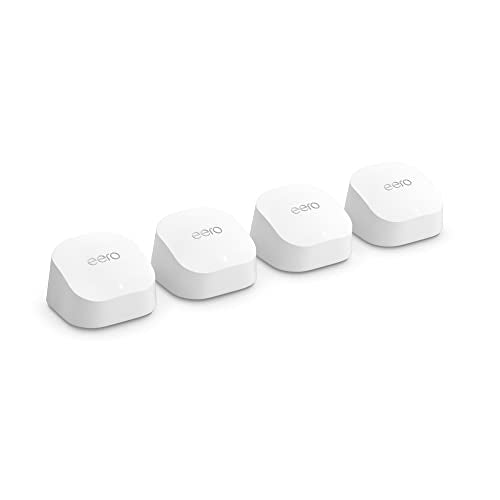 4 Pack eero 6+ Gigabit Mesh Wi-Fi System