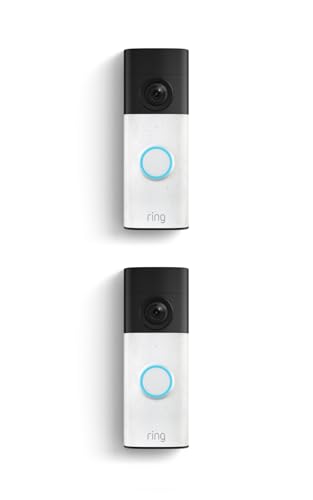 2 Pack Ring 2K Battery Video Doorbell