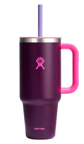 40 Oz Hydro Flask Insulated Travel Tumbler with Straw
