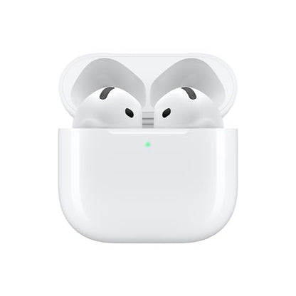 Apple AirPods 4 Wireless Earbuds, Bluetooth Headphones, with Active Noise Cancellation, Adaptive Audio, Transparency Mode, Personalized Spatial Audio, USB-C Charging Case, Wireless Charging, H2 Chip