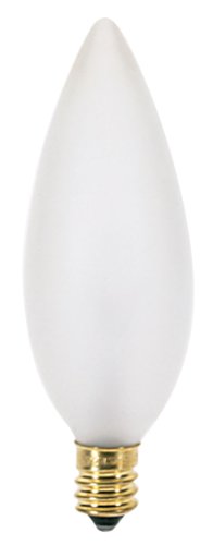 Satco 15W B9.5 Torpedo Candelabra Light Bulb