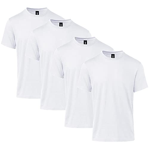 4 Pack Gildan Softstyle CVC Short Sleeve T-Shirts