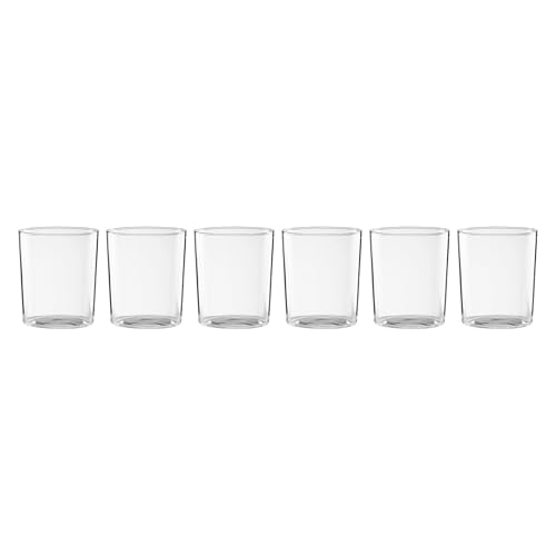 6 Pack Oneida Stackable Tall Drinking Glasses