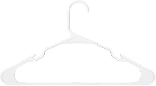 ZOYER 50 Pack Durable Plastic Hangers for Clothes