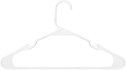 ZOYER 50 Pack Durable Plastic Hangers for Clothes