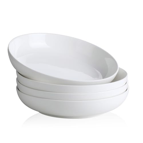 4 Pack Pasta Bowl and Salad Plate Set