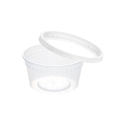 48 Pack 8 oz Mini Storage Containers with Lids