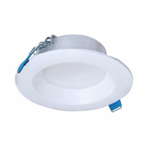 HALO 4-inch Canless LED Recessed Light Selectable 3000K, 4000K, 5000K CCT 600 Lumens – White