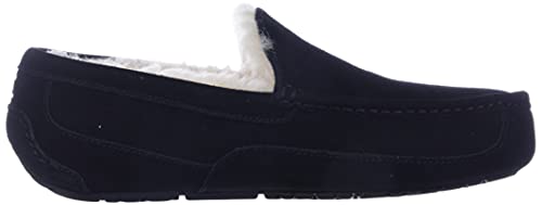 UGG Men's Ascot Slipper, Black, 10