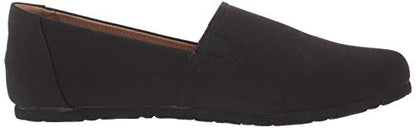 Amazon Essentials Women's Slip-On Canvas Flats, Black