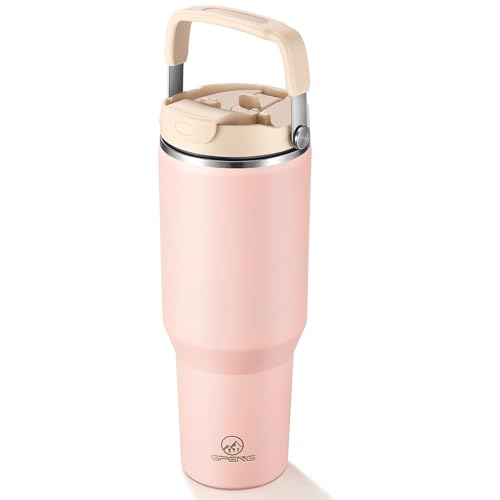 30 oz Insulated Stainless Steel Tumbler with Handle