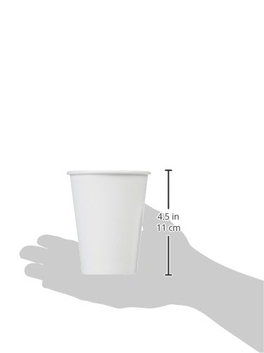 1000 Pack Amazon Basics 12oz Disposable Coffee Cups
