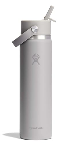 24 Oz Hydro Flask Wide Mouth Straw Bottle