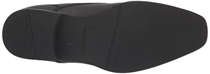 Calvin Klein Men's Brodie Loafers, Black Saffiano 002, 9