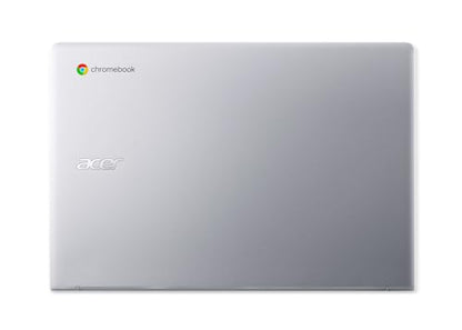 acer Chromebook 314 CB314-4H-C2UW Laptop | Intel Processor N100 | 14" Full HD (1920 x 1080) IPS Display | 4GB LPDDR5 | 64GB eMMC | Intel Wireless Wi-Fi 6E AX211 | Chrome OS | Pure Silver