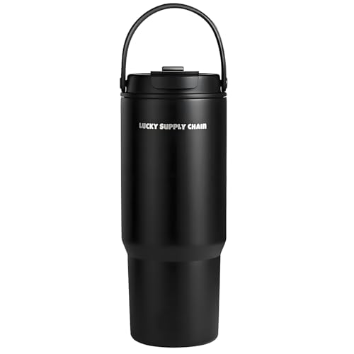 24 oz Stainless Steel Insulated Water Bottle with Straw
