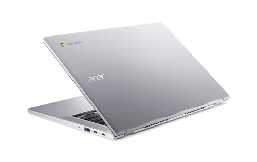 acer Chromebook 314 CB314-4H-C2UW Laptop | Intel Processor N100 | 14" Full HD (1920 x 1080) IPS Display | 4GB LPDDR5 | 64GB eMMC | Intel Wireless Wi-Fi 6E AX211 | Chrome OS | Pure Silver