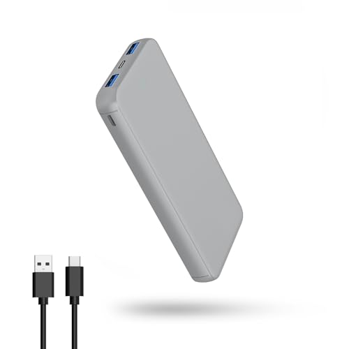 10000mAh Portable Charger USB-C Power Bank Fast Charging