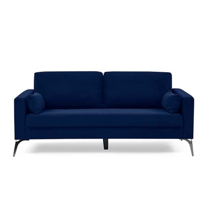 FANYE 3 Pieces Living Room Sofa Sets Include Armchair,Loveseat and 3Seaters Couch,Corduroy Upholstered Tufted Sofa&Couch with 4 Pillows and Metal Legs for Home Office Apartment