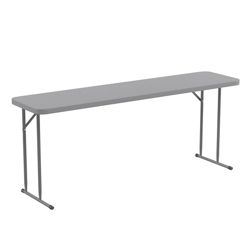 6-Foot Commercial Grade Plastic Folding Training Table