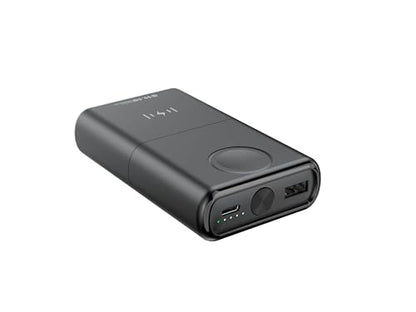 YIBITE Wireless Power Bank - 22.5W Fast Charger for Apple Watch, iPhone 15 14 13 12, iPad, & Tablet - 10000mAh Portable Battery Pack for Android, Laptop - Black