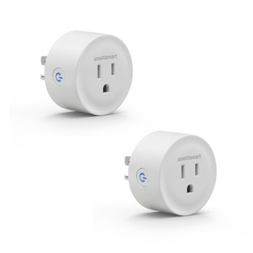 2 Pack WiFi Smart Plugs, 16A Voice-Controlled Outlets