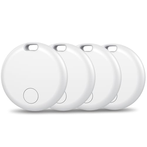 4 Pack Bluetooth Item Tracker Tags for Apple Find My