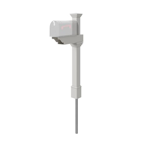 Zippity No-Dig Vinyl Mailbox Post Kit