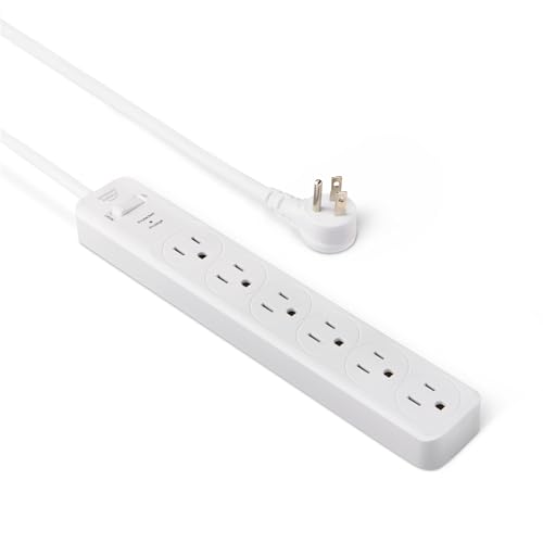 Amazon Basics 6-Outlet Surge Protector Power Strip 6ft