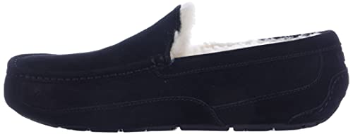 UGG Men's Ascot Slipper, Black, 10