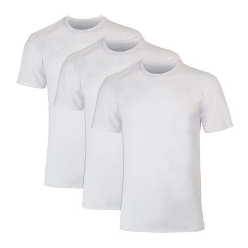3 Pack Hanes Men's Mesh Moisture-Wicking T-Shirts