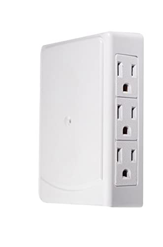 Side Mount 6-Outlet Wall Tap Adapter