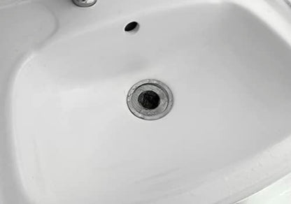FURNIFE 6pcs Mesh Bathroom Lavatory Sink Strainer, Stainless Steel Slop Basket Filter Trap, 2.12" Top / 1" Sink Strainer, Bathroom Wash Basin Balcony Drain Hole, Utility, Slop, Laundry, RV