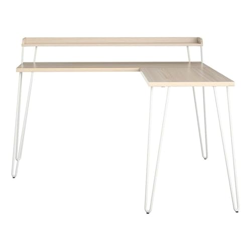 Ameriwood Home L-Shaped Desk with Riser