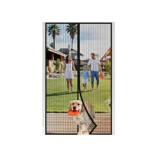 Magnetic Auto-Closing Mesh Screen Door
