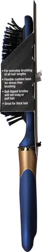 Conair Velvet Touch hair brush - Detangling hair brush - curly hair brush - hair brushes for women - detangler brush - hair brushes for women - Colors at random